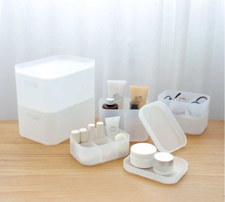 Kệ Đựng Mỹ Phẩm, Hộp son môi Mini Để Bàn Jiashi Kệ Đựng Đồ Nhựa PP 2 màu Full Size Tiện Dụng