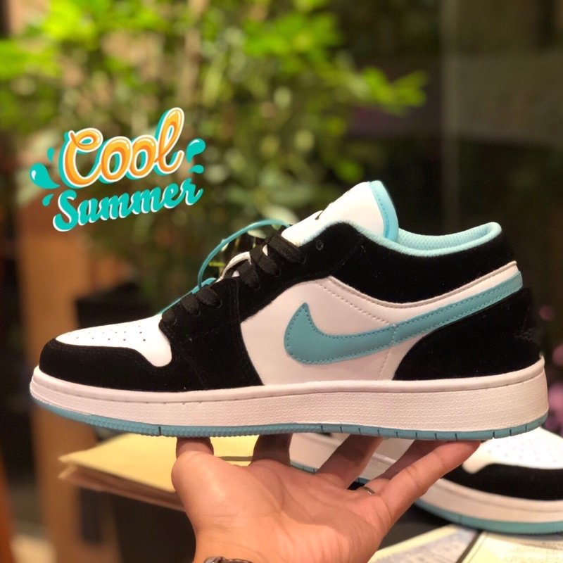 Giày Nike Air Jordan 1 Low Island Green Xanh Ngọc Bích Bản 1.1 Full Size Nam Nữ