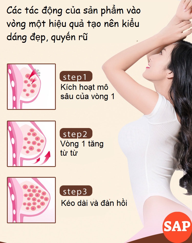 Kem Nâng Ngực, Nâng Mông OEDO Chiết Xuất Nhân Sâm Chăm Sóc Và Giữ Ẩm, Tạo Vòng Môt Săn Chắc Ginseng Breast Enhancement Cream