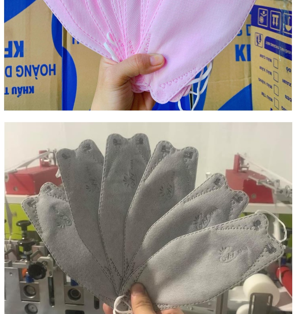 HOÀN TIỀN 15% - THÙNG 300 CÁI KHẨU TRANG KF94 4D- HOÀNG DŨNG - UNIMASK TUỲ MÀU