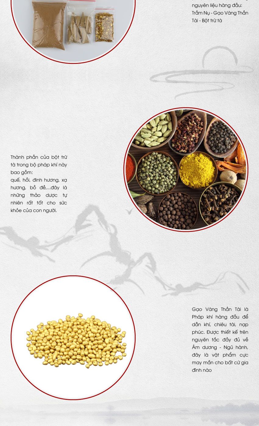 Bột tẩy uế khí, tạp khí, xông đất, xông nhà - Phong Thủy Tam Nguyên