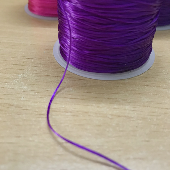 Cuộn dây xỏ chuỗi hạt sợi tơ siêu bền, cước xâu chuỗi hạt - Nhiều màu sắc