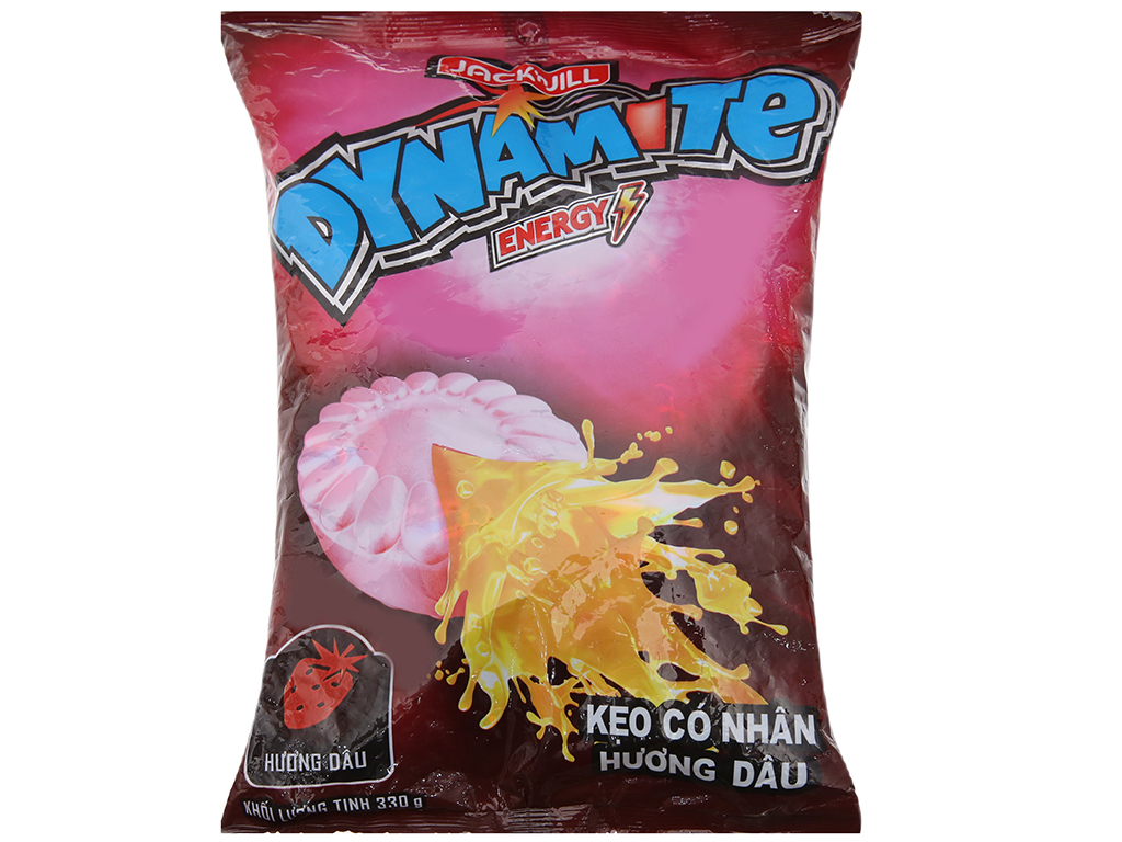 Kẹo bạc hà , Dâu, nhân socola Dynamite 330g