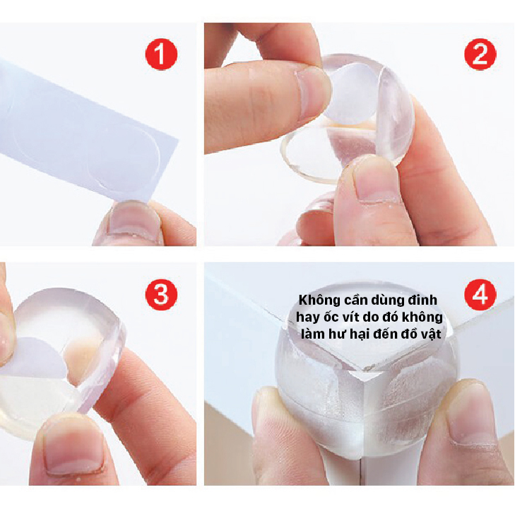 Miếng bọc góc bàn, che cạnh bàn, bọc góc, miếng nhựa dẻo bịt góc bàn, tủ, gường, nẹp góc silicon trong suốt chống va đập an toàn cho bé, miếng dán cạnh bàn, bọc góc cạnh bàn, bọc cạnh bàn silicon, bọc góc bàn nhựa dẻo trong suốt