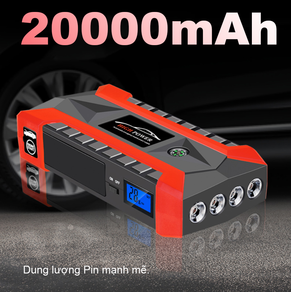 Bộ Kích Bình Đề Nổ Cứu Hộ Ô Tô Xe Hơi Khẩn Cấp Đa Năng Chuẩn