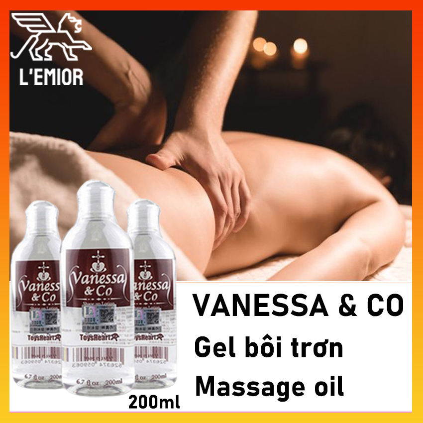LEMIOR - Dầu Massage Vanessa & Co Nhật Bản, Gel Bôi Trơn Tình Yêu, Dầu Massage Yoni, Dầu Massage Toàn Thân