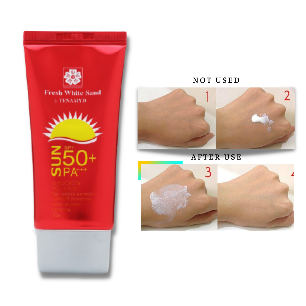 fresh white sand tenamyd sunscreen