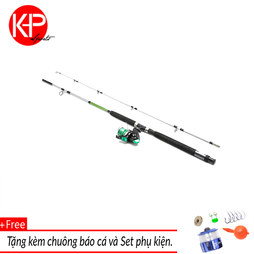 Bộ cần câu cá 2 khúc cacbon cruzar 2m4