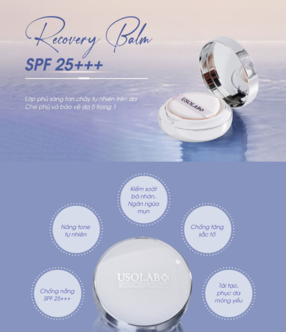 Cushion Usolab Recovery Balm SPF25+++ 15g