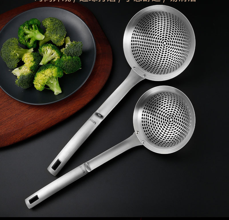 VỢT INOX 304 SÂU LÒNG DÙNG VỚT MÌNUIRAU CỦ QUẢ...TIỆN LỢI -DỤNG CỤ NHÀ BẾP-DỤNG CỤ VỚT MÌ