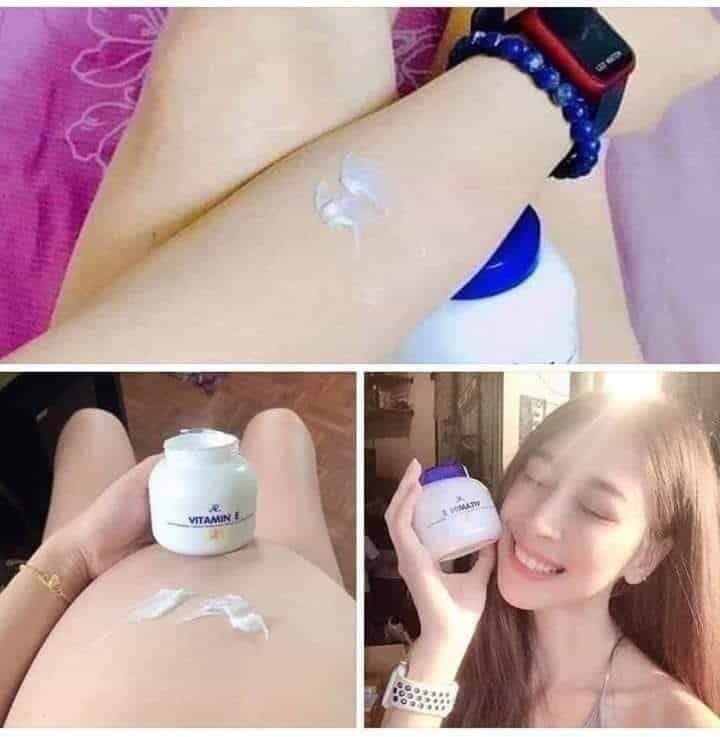 Kem dưỡng ẩm Vitamin E Aron Thái Lan 200ml dùng cho cả da mặt và body