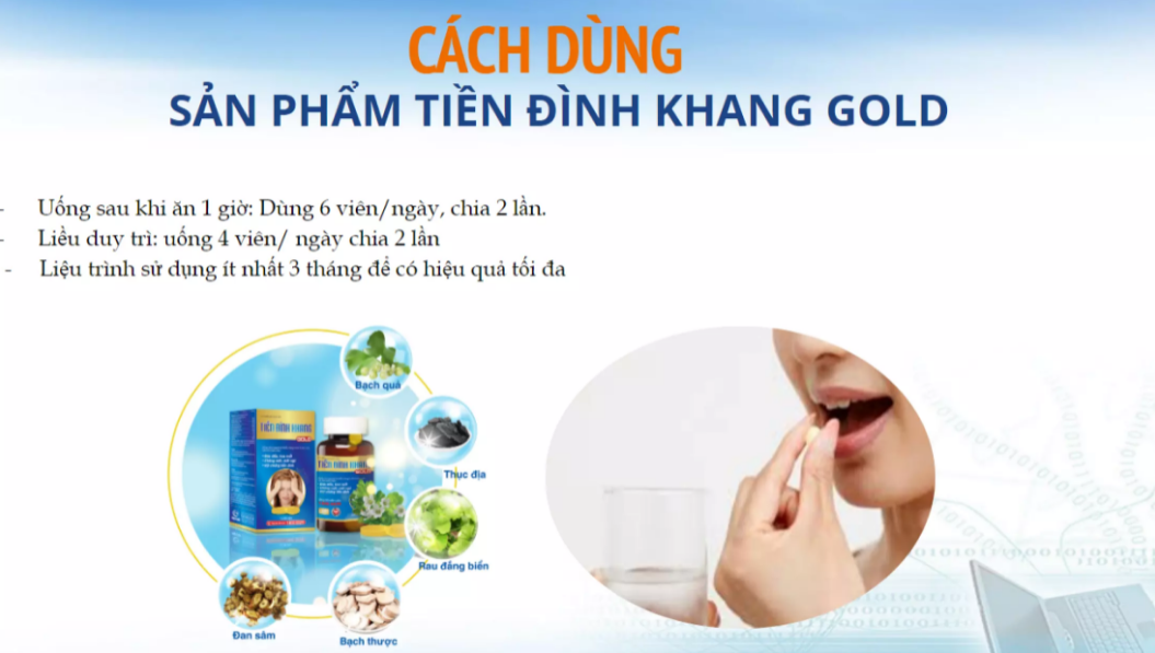 Tiền đình khang GOLD (60v) - Hỗ trợ rối loạn tiền đình: hoa mắt, chóng mặt, mất thăng bằng khi thay đổi tư thế