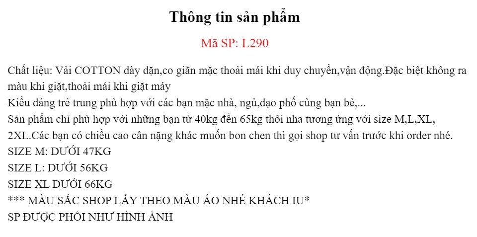Set bộ thời trang mặc nhà sành điệu