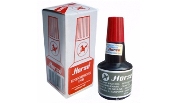 Mực dấu Horse chai 30ml mực tươi sáng, không lem