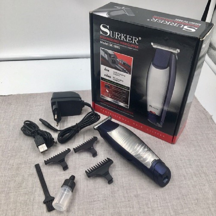 Tông đơ chấn viền Surker 5801  Tông Đơ Cạo Viền SURKER SK-5801 | Đồ nghề tóc Tông đơ chấn viền SURKER SK-5801/Tăng đơ cắt tóc/Máy   Tông đơ chấn viền Surker 5801 - bấm viền - vẽ tato   Tông đơ bấm viền Surker 5801- chất