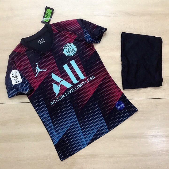 Bộ Quần Áo Bóng Đá Paris Saint German PSG Nhiều Mẫu Lựa Chọn Vải Gai Thái, Thun Thái Cực Chất - Đồ Đá Banh Nam Nữ Cho Hoạt Động Thể Thao pp Bởi Be Happy Shop