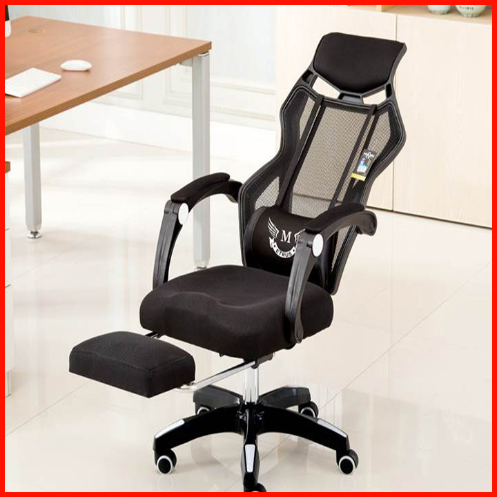 Ghế xoay văn phòng, ngả lưng, duỗi chân, đệm cao su, khung ghế thiết kế chắc chắn, tặng gối tựa lưng, Ghế văn phòng cao cấp - Bảo Hành 1 năm
