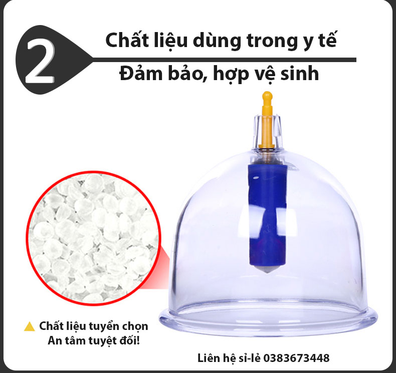 Bộ Dụng Cụ Giác Hơi công nghệ Hàn Quốc, Giải Độc Cơ Thể Từ Bên Trong, Lưu Thông Máu Dễ dàng, Bộ Giác Hơi Không Dùng Lửa(24 phụ kiện), An Toàn - Tiện Dụng, Bảo Hành Uy Tín Bởi KINH BẮC