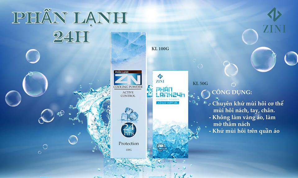 Phấn Lạnh ZN Khử Mùi Cơ Thể