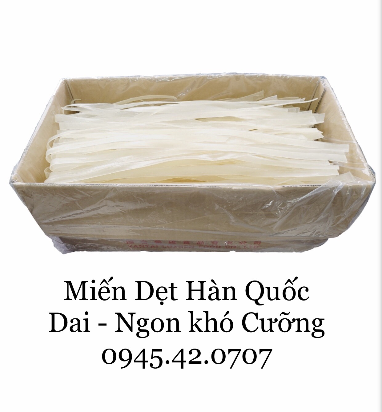 Miến Dẹt Ăn Lẩu nổi tiếng Hàn Quốc -Giảm cân, Thực dưỡng, Eat clean-500g