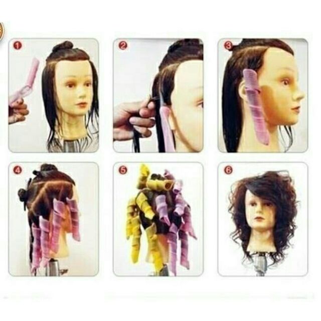 Bộ uốn tóc không dùng nhiệt - Lô tóc gợn sóng - Lô uốn tóc Curlformer - Lô cuốn tóc xoăn