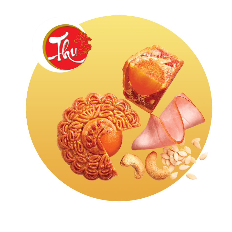 GIẢM 28% - 1 BÁNH TRUNG THU KINH ĐÔ - THẬP CẨM JAMBON 1 TRỨNG (150gr)