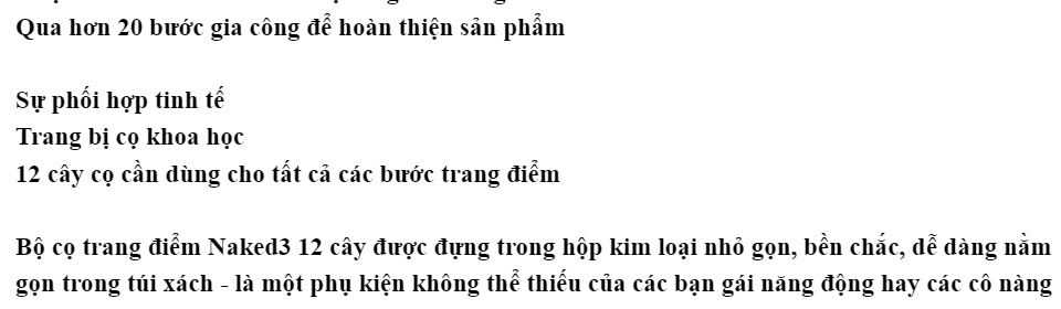 Bộ 12 cọ trang điểm Naked3