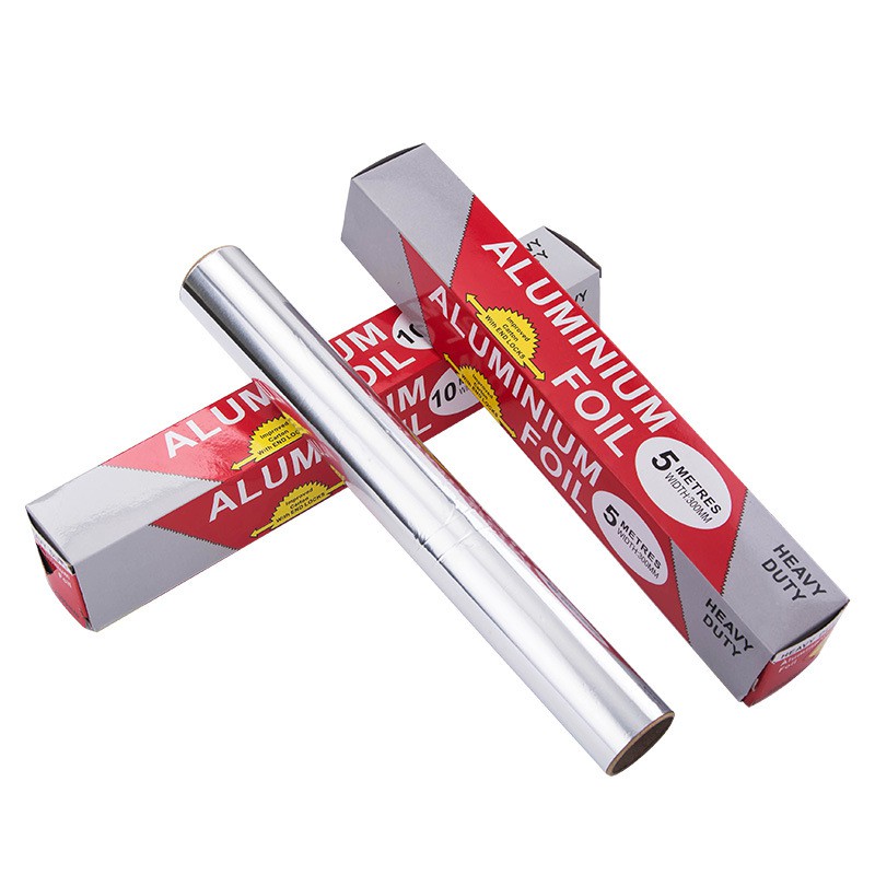 Cuộn Giấy Bạc Gói Thức Ăn Tiện Dụng, Giấy Bạc Bọc Thực Phẩm, Nướng Thịt Với Chất Liệu Nhôm Lá Mỏng Với Đặc Tính Giữ Nhiệt, Chịu Được Nhiệt Độ Cao