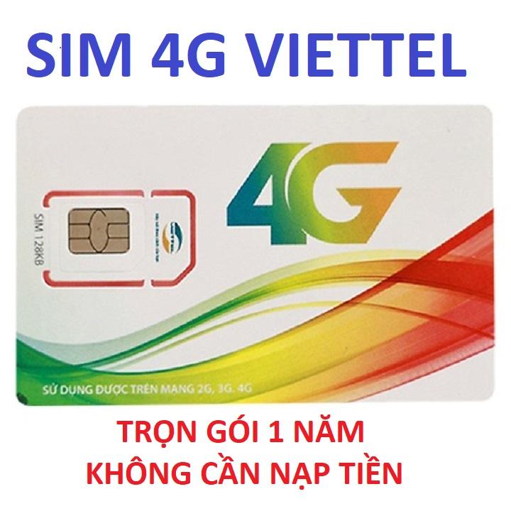 Sim Viettel vào mạng 1 năm D500 ( mua 1 lần dùng cả năm )