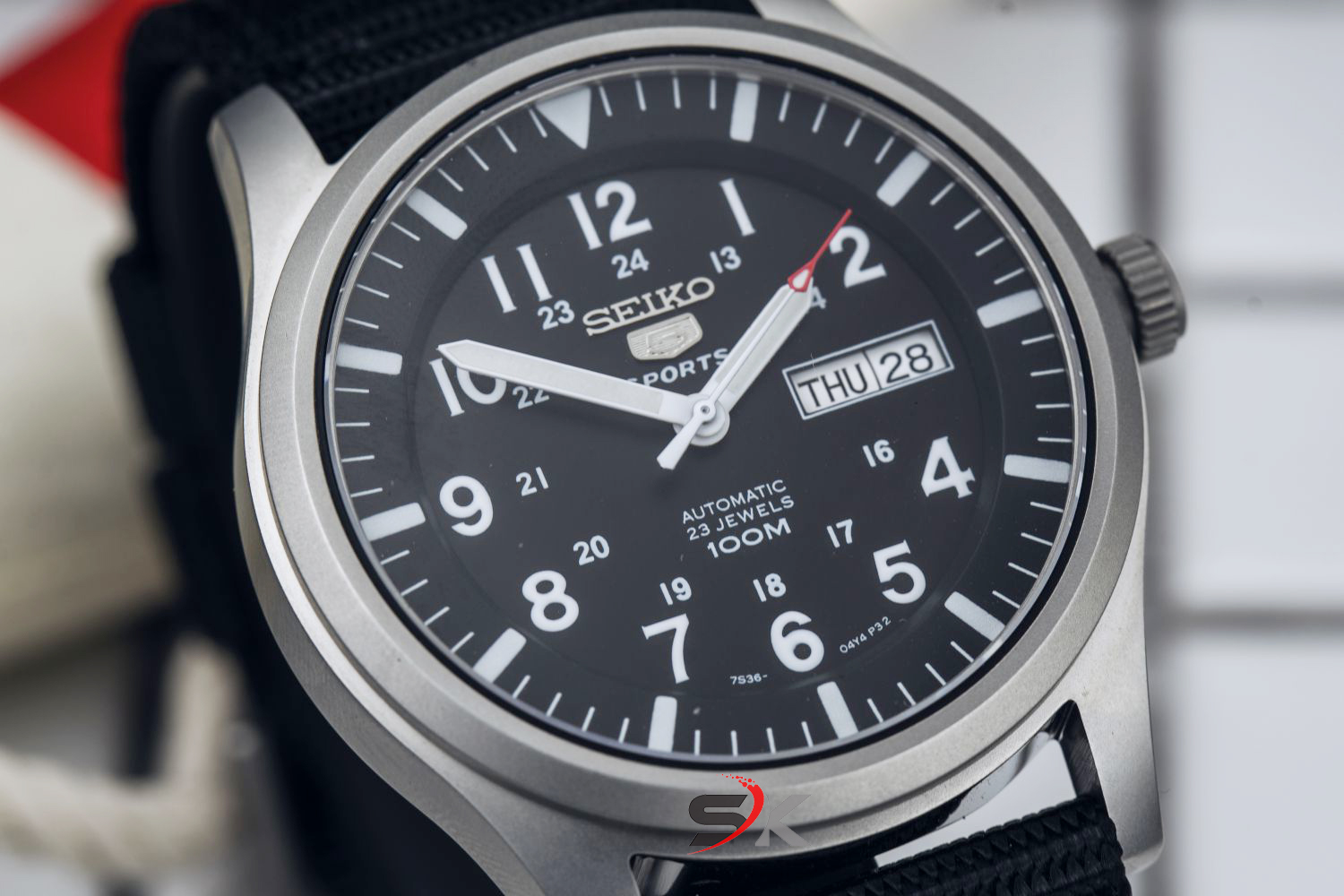 Đồng Hồ Cơ Nam Seiko 5 Quân Đội Cao Cấp Automatic