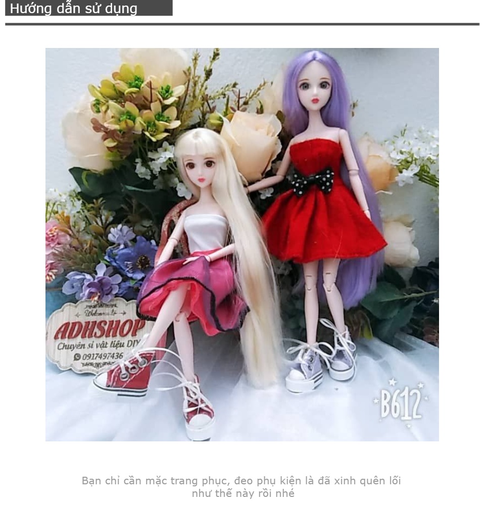 Búp Bê Xinyi Cơ Thể Thế Hệ 2 Tóc Dài | Lazada.Vn