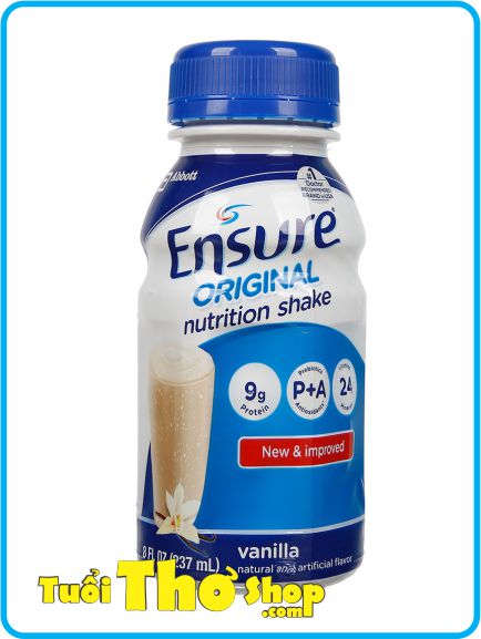 Combo 6 chai sữa ENSURE hương Vani 237ml