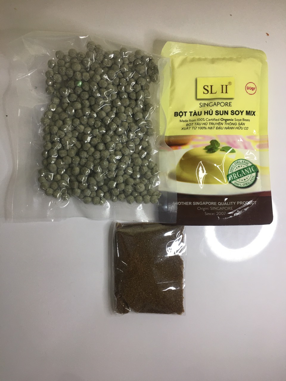 Set Nấu Tàu Hũ Trân Châu Đường Đen 350g