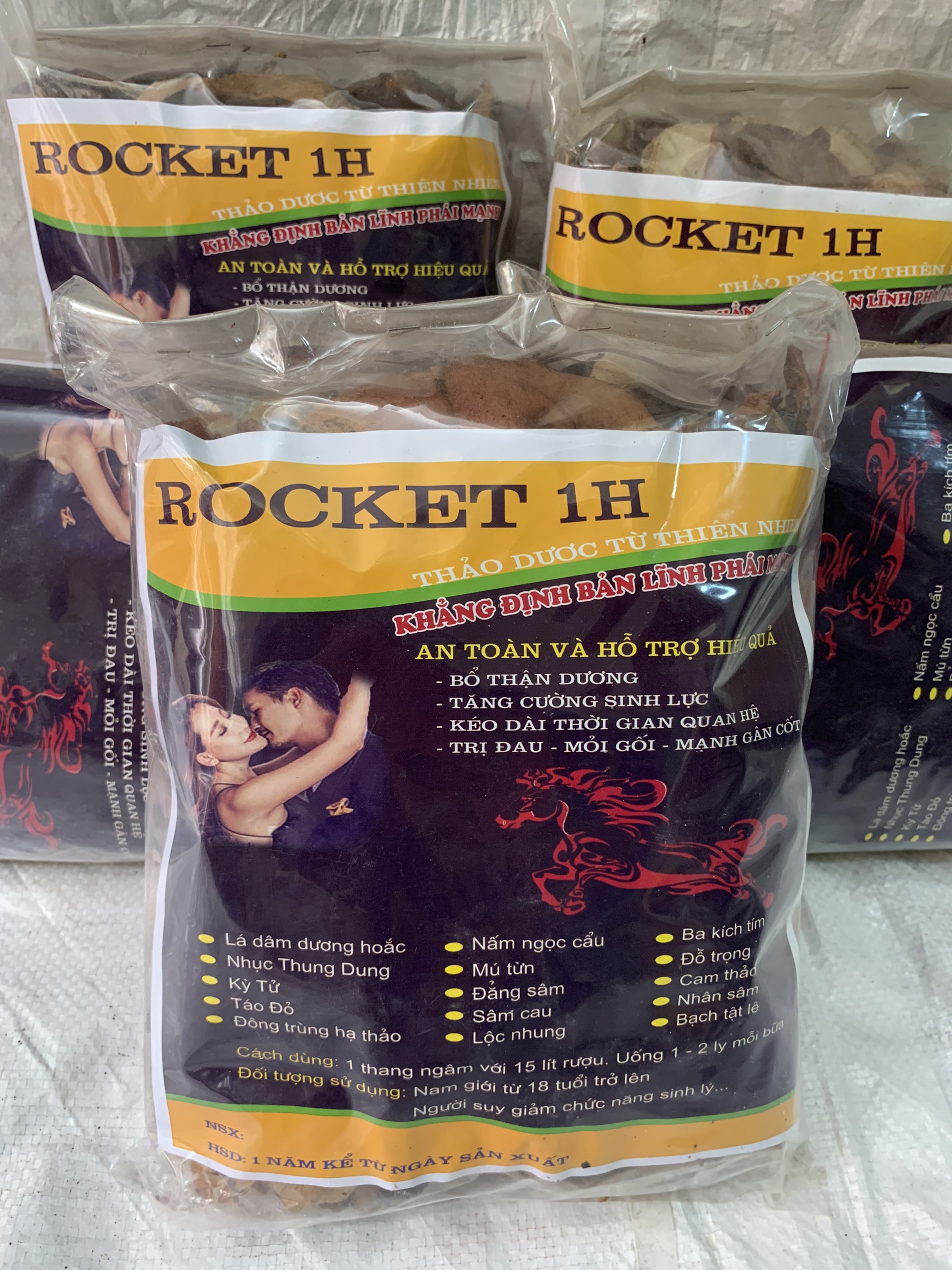 Rocket 1h, thang gồm 15 vị, một người khỏe 2 người vui, tăng cường chuyện chăn gối, tăng ham muốn