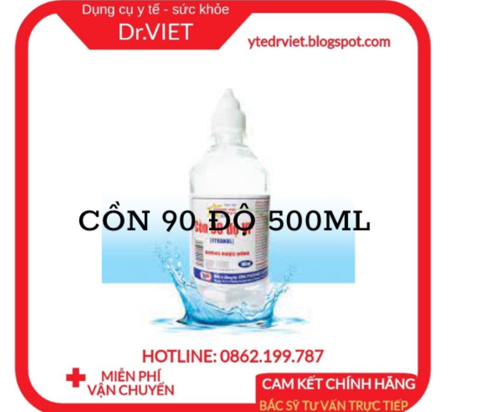 Cồn 90 độ 500ml Vĩnh Phúc, Dùng để diệt khuẩn dụng cu y tế, bề mặt trong y tế.vi khuẩn Staphylococcus aureus, Pseudomona, Sát trùng vết thương: Tẩm cồn vào bông bôi lên chỗ cần sát trùng., Vệ sinh dụng cụ y tế, dụng cụ 58 Cồn 90 độ 500ml Vĩnh Phúc, Dùng để diệt khuẩn dụng cu y tế, bề mặt trong y tế.vi khuẩn Staphylococcus aureus, Pseudomona, Sát trùng vết thương: Tẩm cồn vào bông bôi lên chỗ cần sát trùng., Vệ sinh dụng cụ y tế, dụng cụ