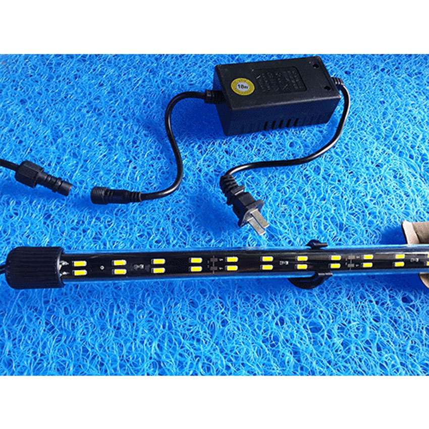 Đèn LED XML 85%  cho hồ bể cá rồng 80cm - 1m, dài 80cm, 2 hàng, ánh sáng vàng