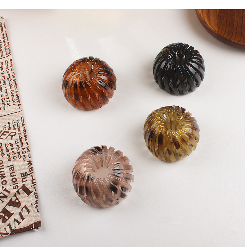 Kẹp búi tóc tròn tiện dụng cho nữ, Chụp búi tóc co giãn thông minh, Kẹp tóc,Lưới búi tóc(KCT03)Gia dụng Huy Tuấn Hà Nội