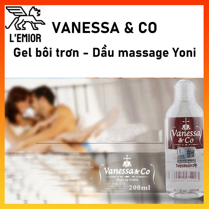 LEMIOR - Dầu Massage Vanessa & Co Nhật Bản, Gel Bôi Trơn Tình Yêu, Dầu Massage Yoni, Dầu Massage Toàn Thân