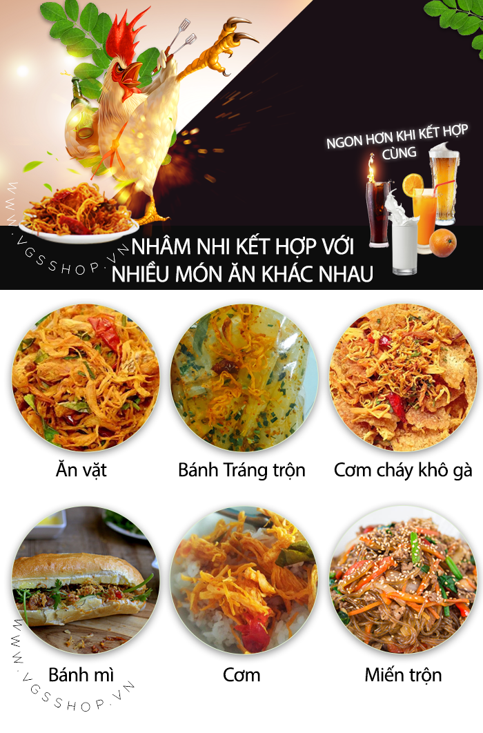 Khô Gà Chùm Ngây 50 gram