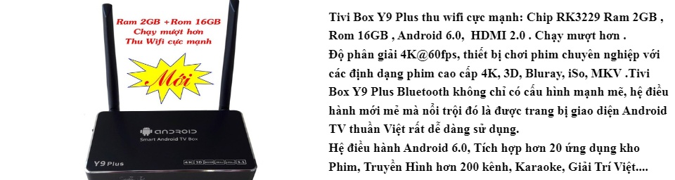 Android TV Box Y9 Plus Ram 2G Rom 16G - Y9 Plus