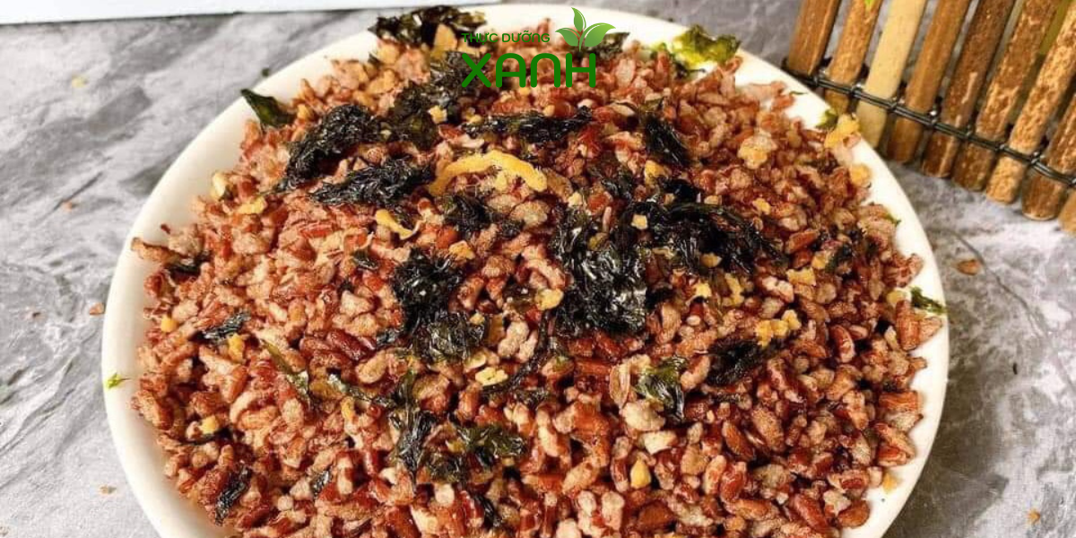 250Gr Gạo Lứt Sấy Rong Biển, Cốm Gạo Lứt / Gạo Lứt Rang - Thực Dưỡng Xanh