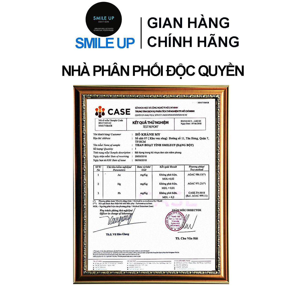 Trắng răng than hoạt tính SMILE UP hủ 100g