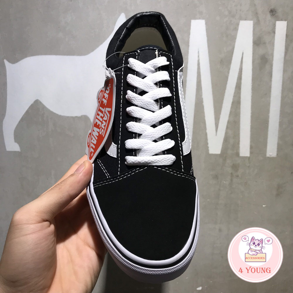 Giày Vans-Old Skool Đen Full Box Full Size Nam Nữ Bảo Hành 12 Tháng Đi Không Vừa Được Đổi Size