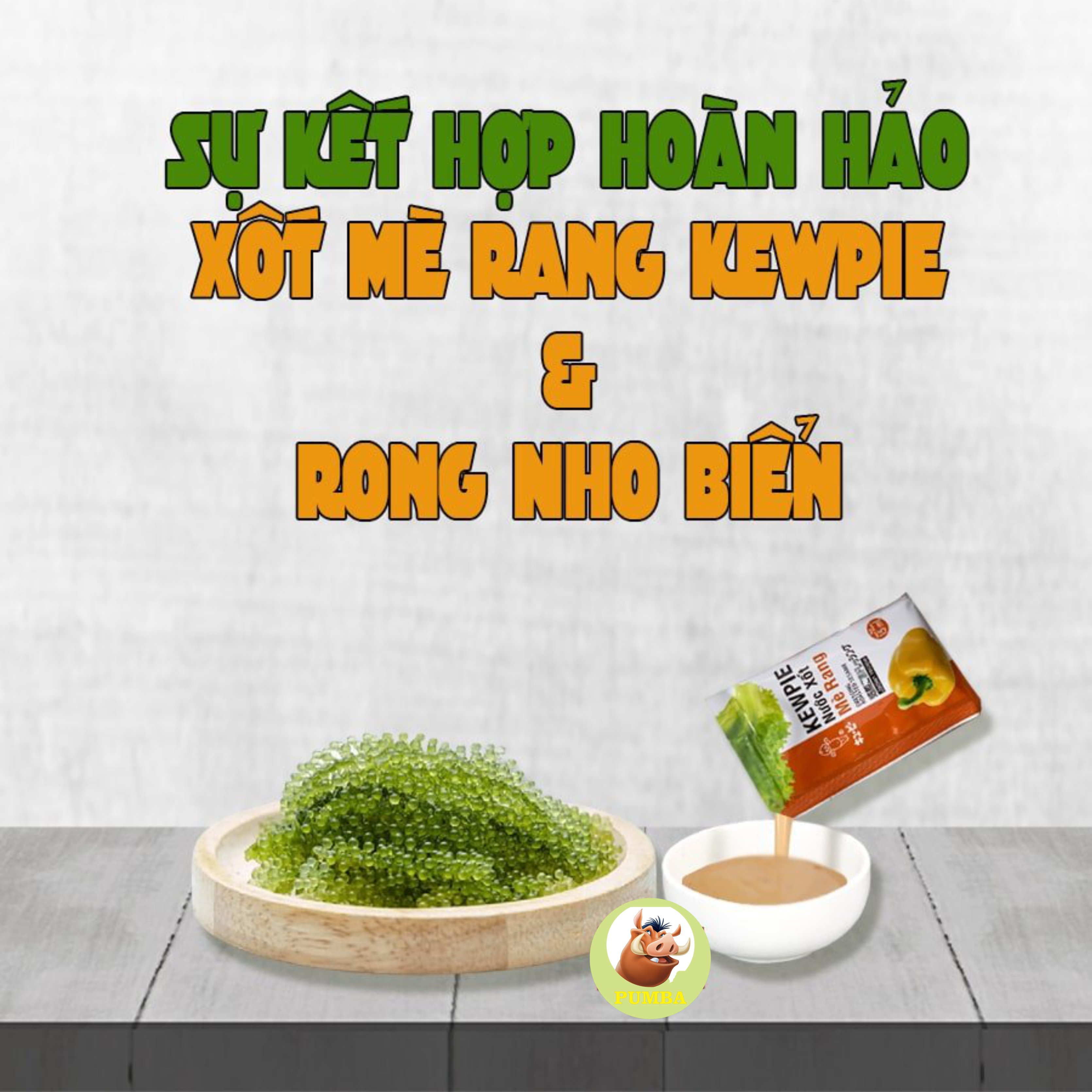 Nước sốt mè rang Kewpie 15ml PumBa Food