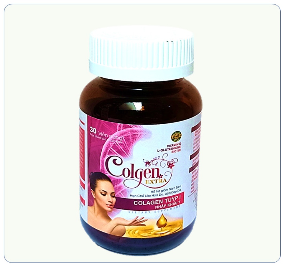 Viên uống đẹp da Colgen Extra- Thành phần Maca, Glutathione 400mg, Colagen tuyp I Nhập Khẩu Ý- Hộp 30 viên 5