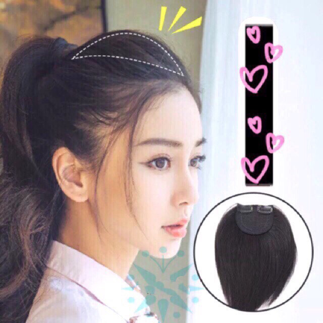 TÓC MÁI PHỒNG - kẹp làm phồng tóc mái - Tóc độn phồng đỉnh đầu