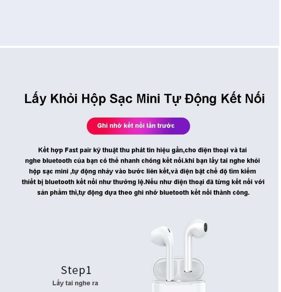 Tai Nghe Bluetooth i12 Bản Plus Âm Thanh v5.0 Nút Cảm Ứng, Tai Nghe Không Dây, Tai Nghe Bluetooth Hỗ Trợ Mọi Điện Thoại Cảm Ứng, Tai nghe cho mọi dòng máy 5