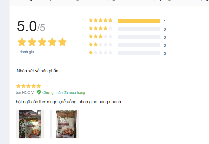 Ngũ Cốc  Queen Nature  Bột Ngũ Cốc Cho Bà Bầu Thơm ngon,dễ uống, Ngũ Cốc Dinh Dưỡng Cho Bà Bầu Không Đường-Misa MB Care