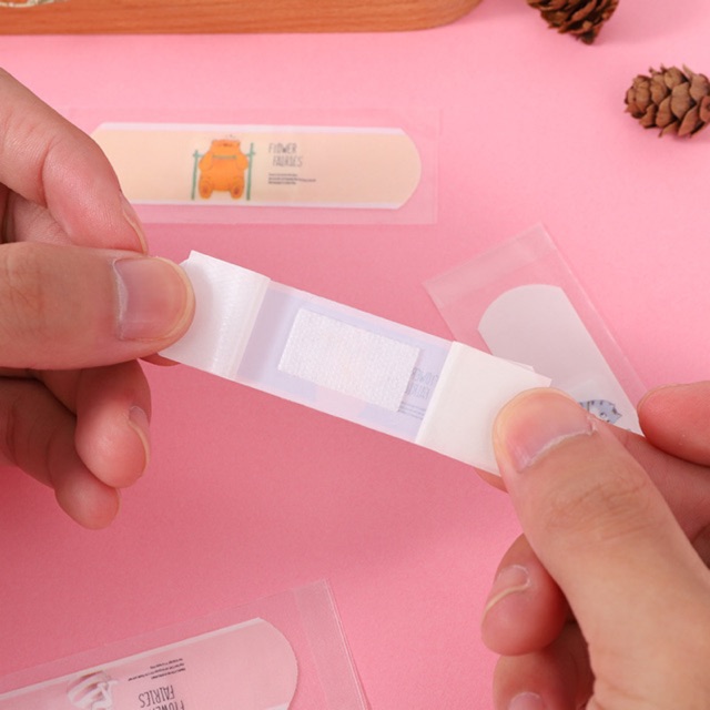 Băng cá nhân hình thú - hộp 100 miếng băng keo cá nhân hình thú siêu cute