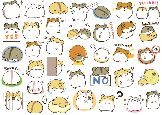 Sticker dán sổ tay, trang trí sổ dán ảnh, scrapbook, nhãn dán sinh nhật, giáng sinh